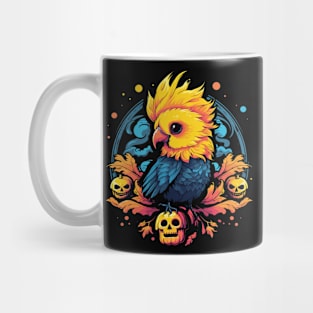 Cockatiel Halloween Mug